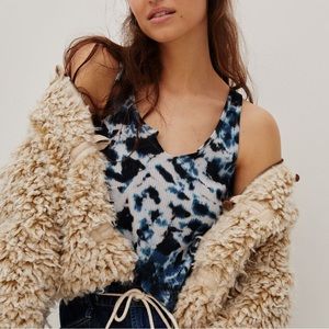 Anthropologie tie dye tank top